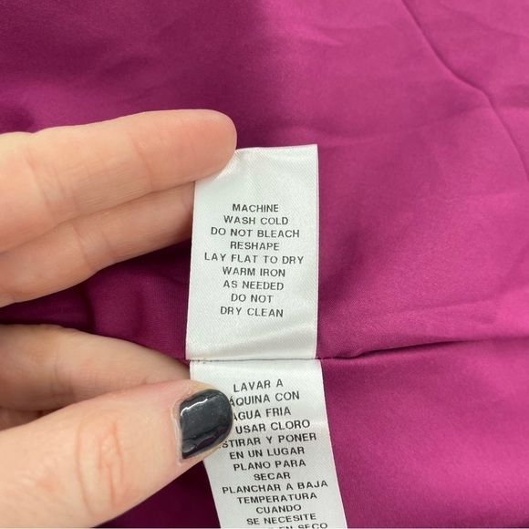 London Times Y2k Midi Whimsigoth Slip Dress in Plum Purple Satin 90s Medium - Picture 10 of 12